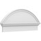 Ekena Millwork Segment Arch Smooth Architectural Grade PVC Combination Pediment, 36"W x 15-7/8"H x 2-3/4"P PEDPC036X160SEG00 - alternate 1